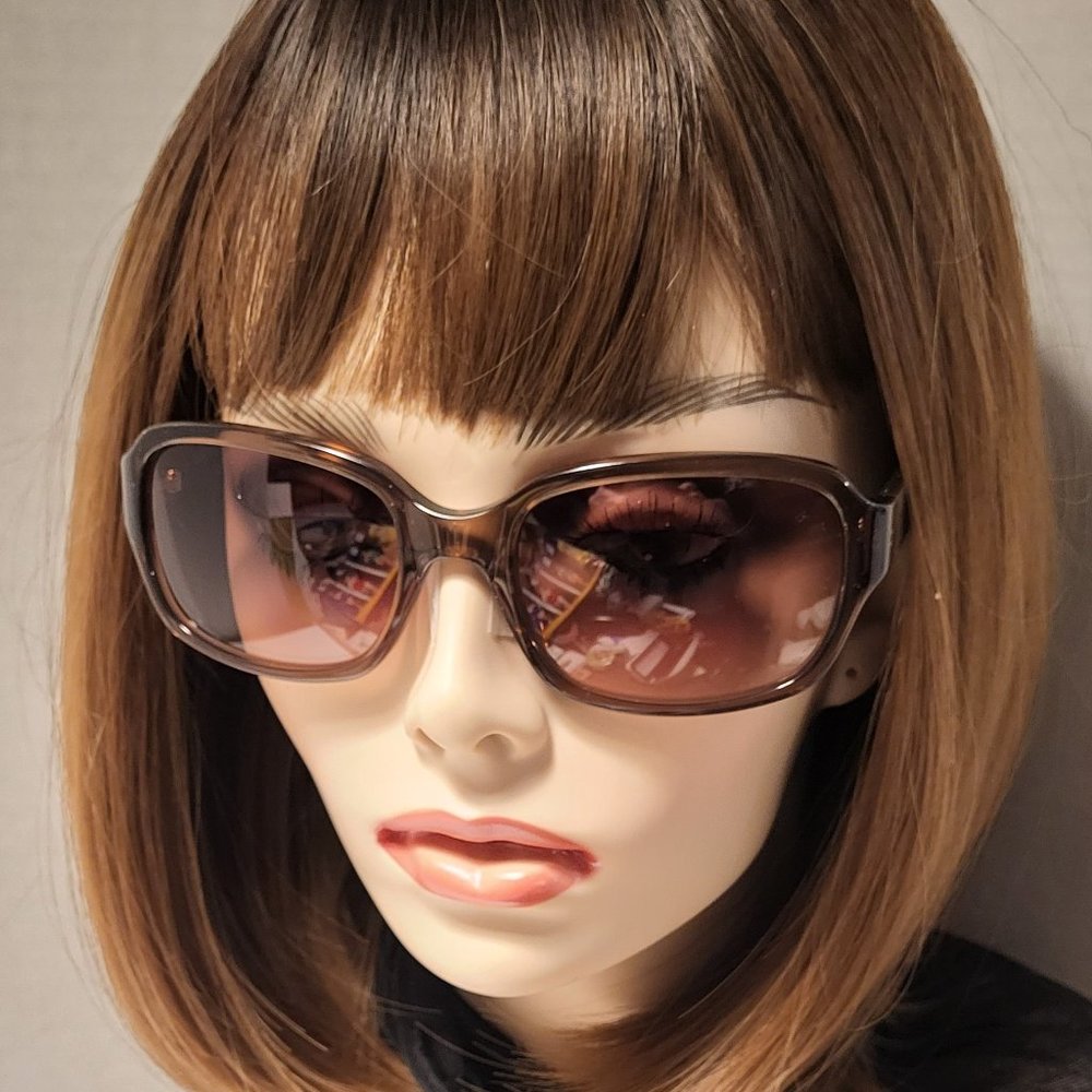 NWT Nine West Sunglasses Rx-Able Optical Quality Brown/Brown Tinted Lenses